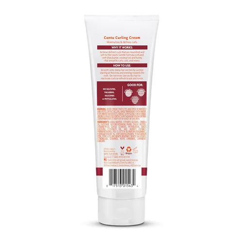 Vista 9 de Cantu Care for Kids Crema rizadora sin parabenos ni sulfatos con manteca de karité, 8 onzas (paquete de 3)