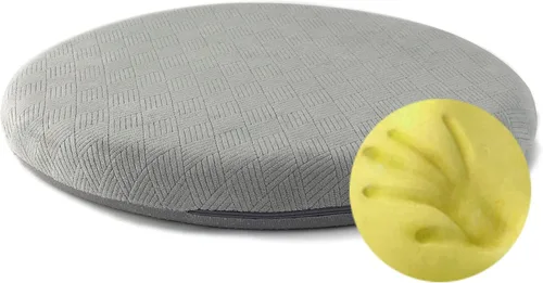 Vista 8 de Sigmat Cojín de asiento de espuma viscoelástica antideslizante suave cojín redondo para silla de 13 pulgadas, color negro