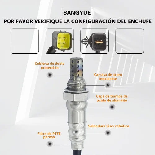 Vista 2 de 2X Sensores de Oxígeno para Chevrolet Aveo AVEO5 2009-2011 1.6L; 2009-2010 Pontiac G3 1.6L Upstream + Downstream