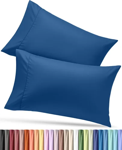 Vista 36 de Utopia Bedding - Juego de 2 fundas de almohada tamaño estándar, con cierre de sobre, tela de microfibra cepillada suave, resistentes al encogimiento