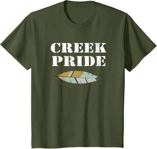 Vista 13 de Creek Native American Pride - Camiseta, Negro, S