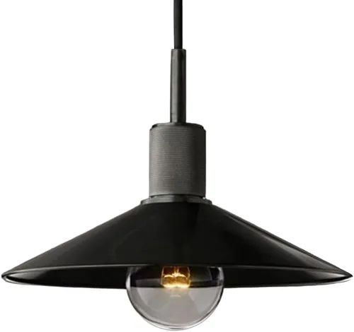 Vista 9 de 11" Pendant Light Industrial Hanging Lamp Vintage Kitchen Island Lighting Fixture, Retro Metal Pendant Lights for Bedroom Dining Room Farmhouse