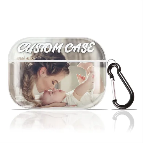Vista 9 de Funda personalizada compatible con Airpods, funda protectora de PC compatible con AirPods de 1 y 2ª generación, funda personalizable compatible