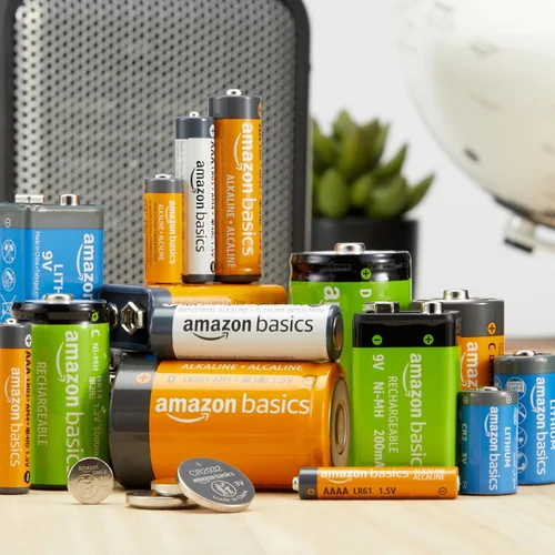 Vista 5 de Amazon Basics Paquete de 6 pilas de botón de litio CR2025, 3 voltios, energía de larga duración, sin mercurio