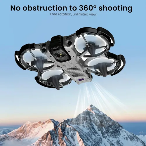 Vista 4 de Juego de protección anticolisión 2 en 1 para DJI AVATA 360, protector de hélice y tren de aterrizaje, accesorios para drones para DJI Avata 360