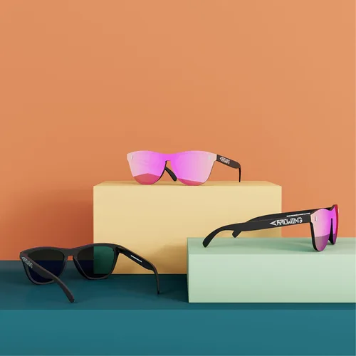 Vista 25 de ROCKNIGHT HD Polarized UV400 Protection Anti Glare Sunglasses TR90 Frame Lightweight Beach Driving