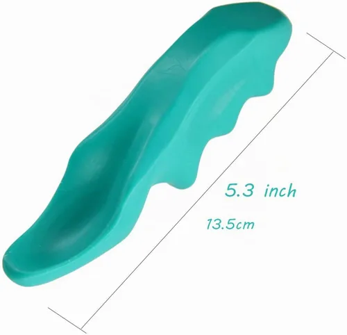 Vista 2 de Herramienta de masaje de tejido profundo - Punto de gatillo masajeador verde para el pulgar