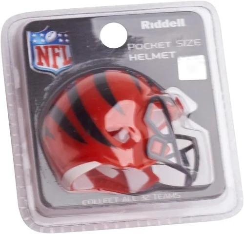 Vista 3 de Riddell Casco Cincinnati Bengals Pocket Pro Speed