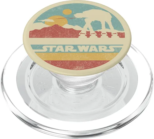 Vista 8 de Star Wars AT-AT Retro Mountain Range PopSockets PopGrip: agarre intercambiable para teléfonos y tabletas