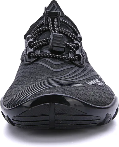 Vista 2 de Leyang Zapatos acuáticos para mujer y hombre, de secado rápido, calcetines acuáticos para natación, playa, surf, buceo, piscina, yoga, aeróbicos
