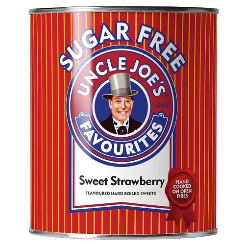 Vista 9 de Uncle Joe's Manzanas de caramelo sin azúcar, lata de 4.23 oz (4.23 onzas) Dulces duros británicos Lata de regalo de dulces duros de manzana sin