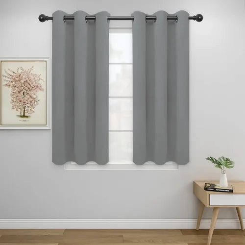 Vista 267 de Easy-Going - Cortinas opacas para dormitorio, aislamiento térmico sólido con ojales, cortinas de ventana para reducción de ruido, cortinas