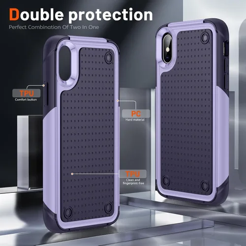 Vista 259 de Jeylly Funda para iPhone SE/Funda para iPhone 5S, Exterior de Plástico Duro que Absorbe Golpes + Interior de Silicona de Goma Defensor contra