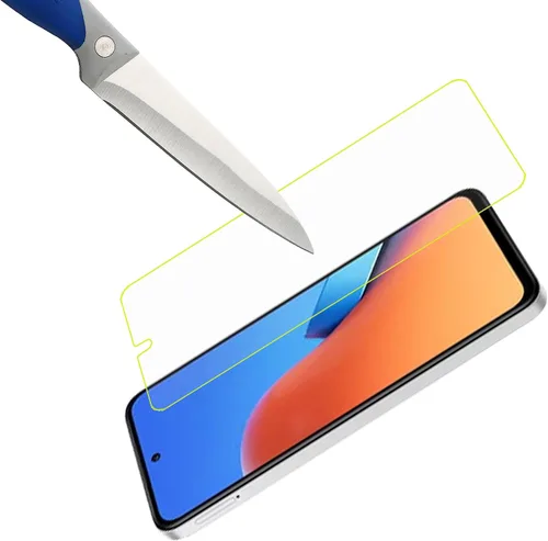 Vista 4 de Mr.Shield Paquete de 3 protectores de pantalla de vidrio templado para Xiaomi (Redmi 12 4G/5G) Vidrio de Japón con dureza 9H