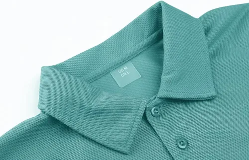Vista 2 de Camiseta de cuello polo táctica Tacvasen para hombre, diseño de manga larga y corta, para deportes y uso al aire libre