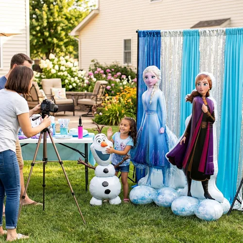 Vista 7 de Decoraciones de globos de aluminio con Airloonz de Frozen 2 por Amscan