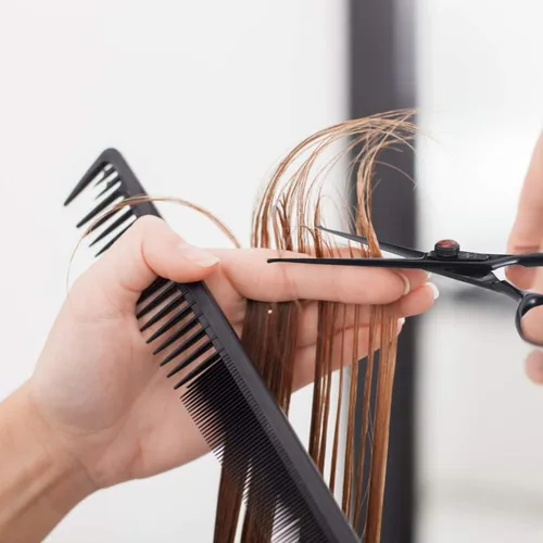 Vista 7 de PURPLEBIRD Tijeras de corte de pelo de 6 pulgadas para niños, puntas redondeadas, tijeras profesionales de peluquería para corte de pelo