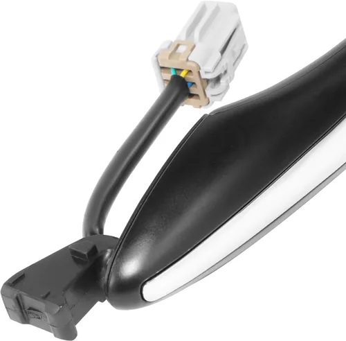 Vista 3 de DNA MOTORING Manija de puerta exterior delantera izquierda compatible con Kia Forte / Forte5 14-18, 14-16 Koup, con cerradura y cromo negro