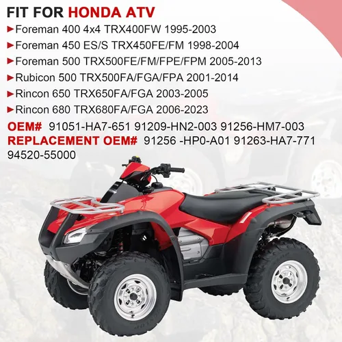 Vista 2 de Rodamientos y sellos de rueda delantera para Honda Foreman 500 400 450 Rincon 650 680 Rubicon 500
