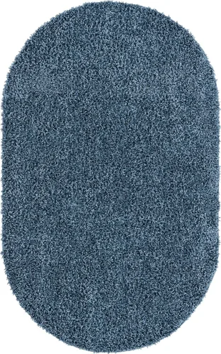 Vista 393 de Unique Loom Colección Davos Shag - Alfombra Lino