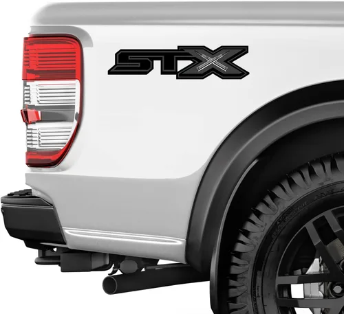 Vista 2 de STX Calcomanías negras para camiones compatibles F150 (2015 - 2020)
