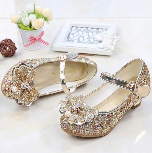 Vista 4 de Cadidi Dinos Zapatos de vestir para niñas, zapatos de fiesta de boda, zapatos de tacón Mary Jane Princesa (bebéniño pequeñoniño grande)