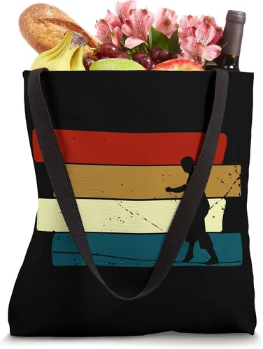 Vista 4 de Slacklining Retro Slackliner Rope Dancer Acrobat Slackline Tote Bag