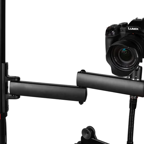 Vista 9 de Gator Frameworks Árbol de creación de contenido todo en uno de la serie ID con accesorios de luz, micrófono y cámara, extensiones de accesorios