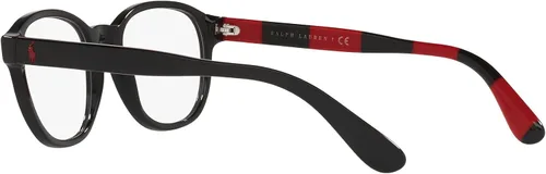 Vista 5 de POLO RALPH LAUREN mens Ph2228 Round Prescription Eyewear Frames Negro (black/Demo Lens)