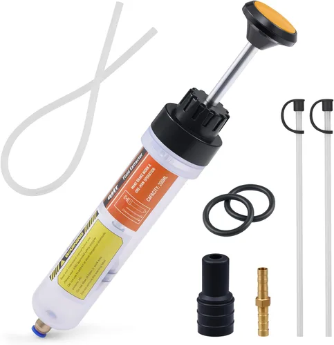 Vista 9 de Orion Motor Tech Bomba Extractadora de Aceite, Extractor Manual de Líquido de 200mL para Transferencias de Aceite de Transmisión de Dirección