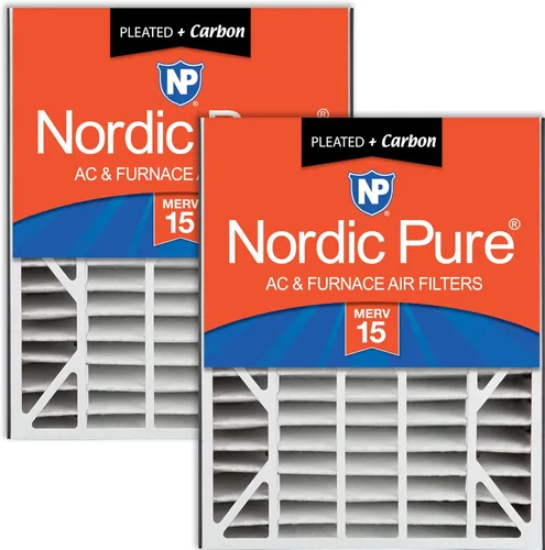 Vista 41 de Nordic Pure 20 x 25 x 5 (tamaño real: 19 3/4 x 24 1/4 x 4 7/8) Filtro de aire Air Bear Merv 8 de repuesto para reducción de olores de carbono puro