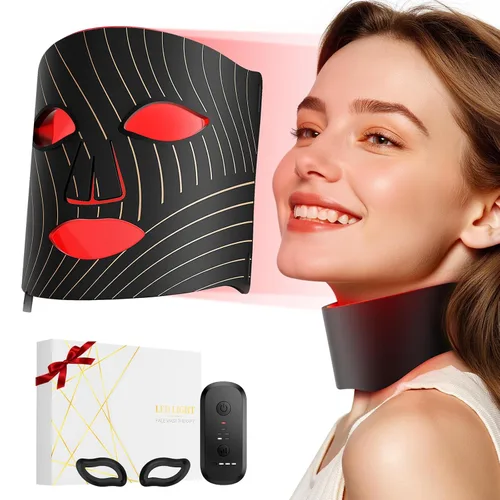 Vista 3 de Terapia de luz roja para cara, terapia de luz de máscara facial LED