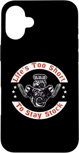 Vista 22 de iPhone 13 Pro Max Life es demasiado corta para mantenerse en stock - Drag Racing Muscle Car V8 Case