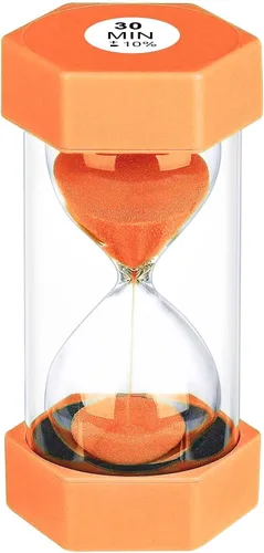 Vista 26 de Reloj de Arena con Temporizador de Arena de 1 Minuto, Reloj de Arena Irrompible, SandWatch de Plástico de 1 Min, Reloj De Arena 1 Minutos, Reloj
