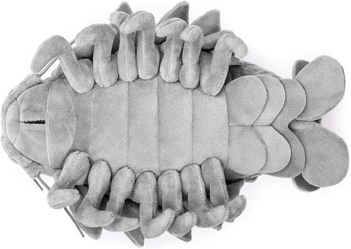 Vista 6 de Peluche isópodo grande – Animal de peluche realista de 20 pulgadas con diseño de isópodo, artrópodo gigante de Bathynomus Giganteus, animales suaves