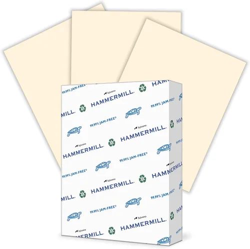 Vista 8 de Hammermill - Papel de color, papel de impresora color ante de 20 libras, 8.5 x 11 pulgadas - 1 resma (500 hojas), fabricado en los Estados Unidos