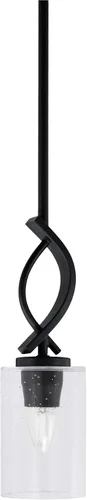 Vista 36 de Toltec Lighting Cavella Stem Colgado Mini colgante, acabado grafito, vidrio de muselina blanca de 4 pulgadas