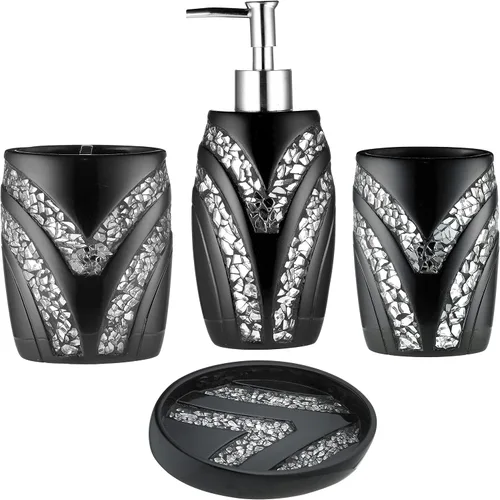 Vista 10 de Zahari Home Capri - Juego de toallas de baño de 3 piezas, toalla de baño, toalla de mano y toalla facial, decoración moderna, hermoso diseño único