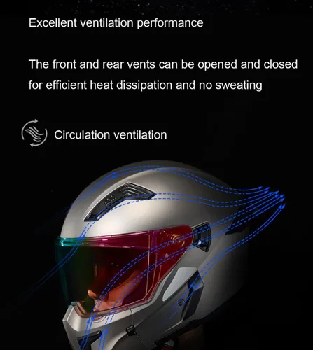 Vista 5 de Cascos de motocicleta FMVSS 218 aprobado por DOT, cascos de motocicleta retro de cara completa, para hombres, mujeres y adultos, casco fresco