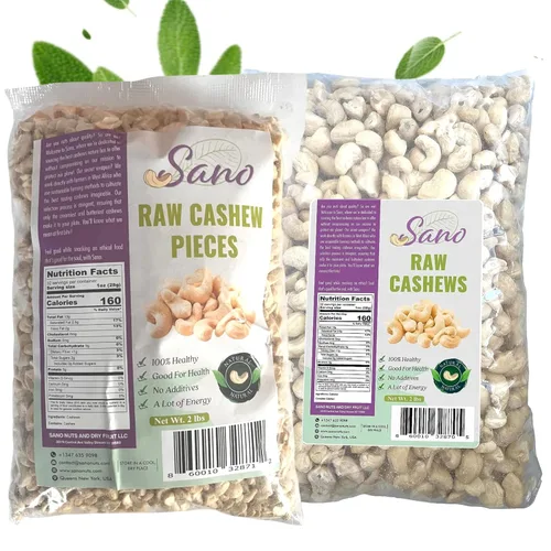 Vista 9 de Sano Nueces de anacardos crudos a granel de 50 libras – Anacardos crudos sin sal de origen africano occidental – anacardos frescos y sin tostar