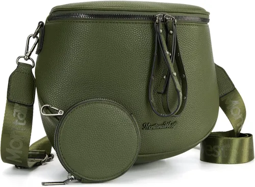 Vista 9 de Montana West Bolsos grandes cruzados para mujeres, bolso de cintura con bandolera ajustable