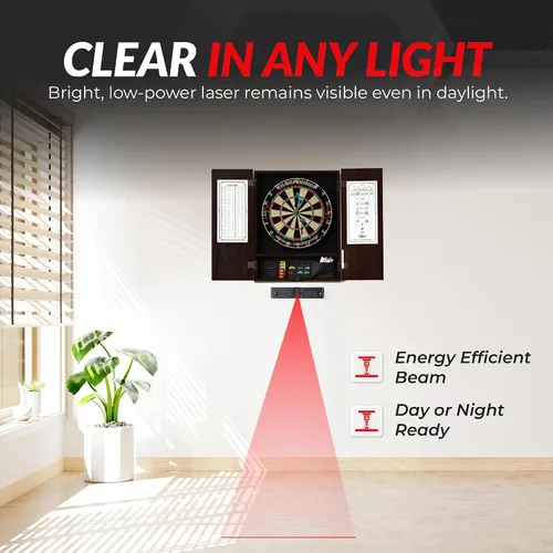 Vista 5 de Viper Laser Throw Line Markers – Battery-Operated Precision Oche Lights in Multiple Styles Negro