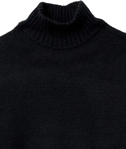Vista 6 de Tienda Essentials - Suéter de cuello alto, manga larga y tacto suave para hombre