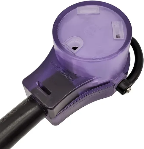 Vista 3 de Parkworld Cable de extensión RV 30A NEMA TT-30 con mango, Camper 30amp TT-30P a TT-30R (25 pies)