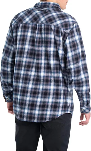 Vista 2 de Legendary Whitetails Camisa de franela de manga larga con botones para hombre, 100% algodón