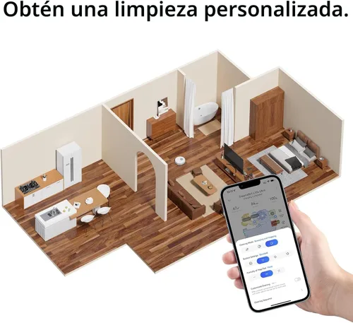 Vista 7 de DREAME L10s Ultra Robot, combo de aspiradora y fregona, limpieza y secado automáticos, base auto-llenable y auto-vaciable para 60 días de limpieza