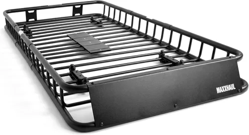 Vista 8 de MaxxHaul 70115 Portaequipajes universal de acero para autos - 46" x 36" X 4-1/2" - 150 lb. Capacidad