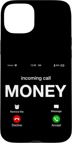 Vista 9 de Incoming Call Money is Calling Illustration Graphic Designs - Carcasa para iPhone 17