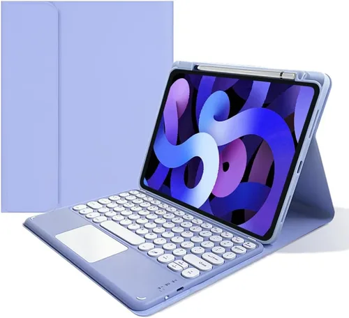 Vista 17 de kaitesi Funda con Teclado para iPad 9ª 8ª 7ª Generación iPad 10.2 pulgadas Touchpad Teclado Desmontable para iPad Air 3ª Generación 10.5"/iPad Pro