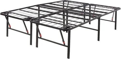 Vista 12 de Amazon Basics Base de cama de metal, plataforma no plegable, fácil montaje, individual, 39 pulgadas de ancho x 75 pulgadas de largo x 14 pulgadas